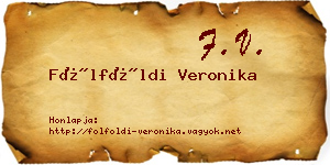 Fölföldi Veronika névjegykártya
